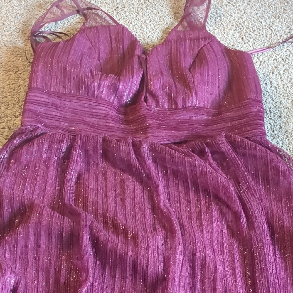 Alex Evenings Purple Maxi Dress